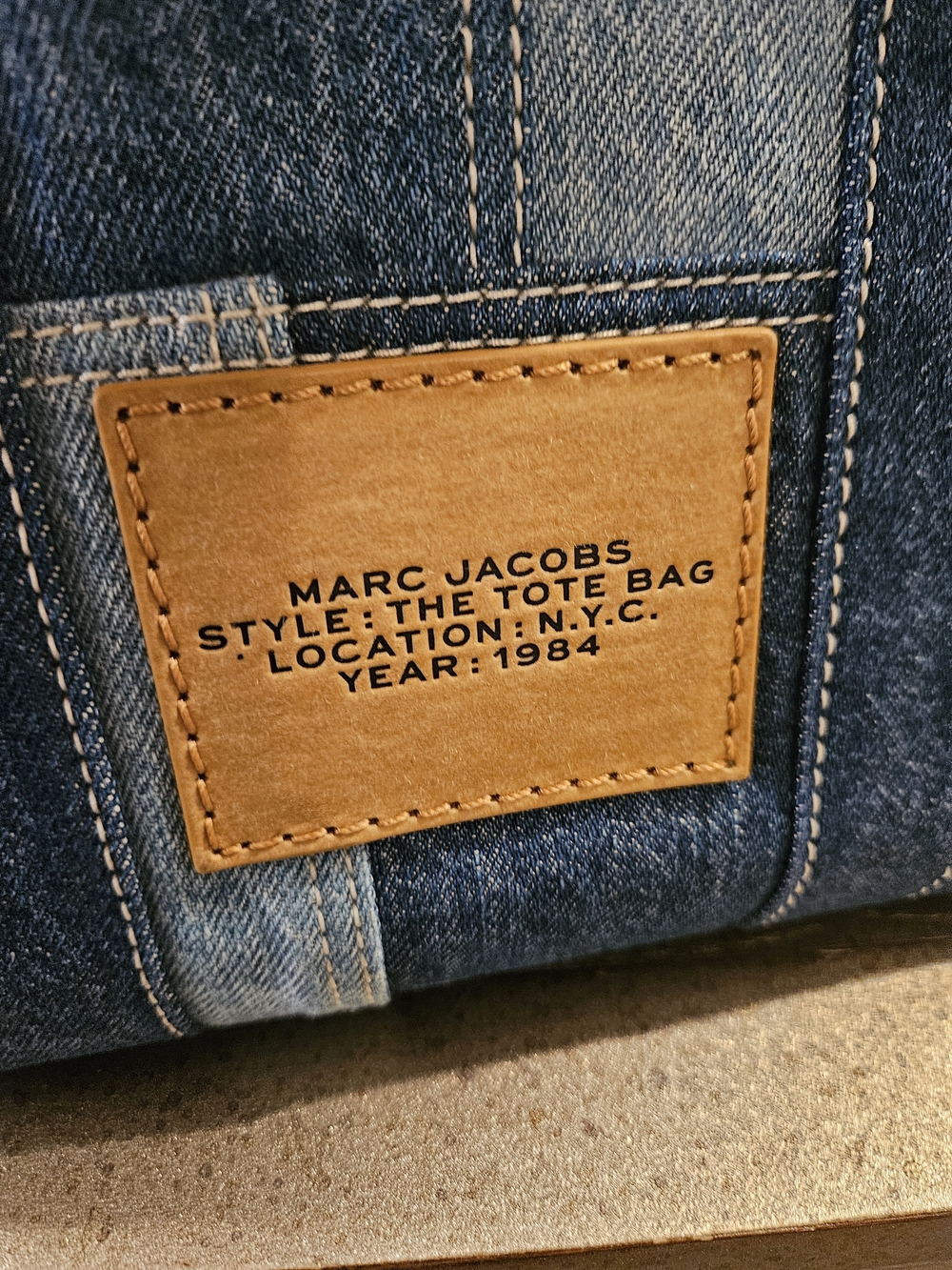 Marc Jacobs Small Denim Tote Bag - Picture 6 of 15